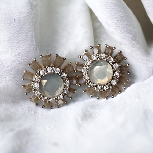 Source Unknown Jewelry - Crystal sparkle earrings